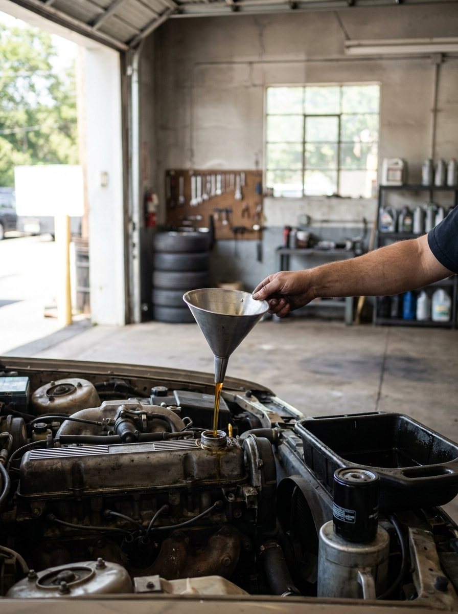 Cambio de aceite del motor